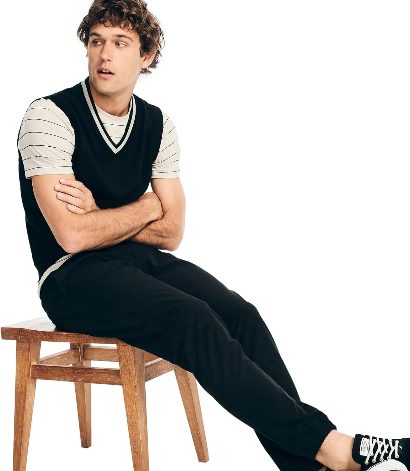 NAUTICA Men's NavTech Sweater Vest 2024 Collection