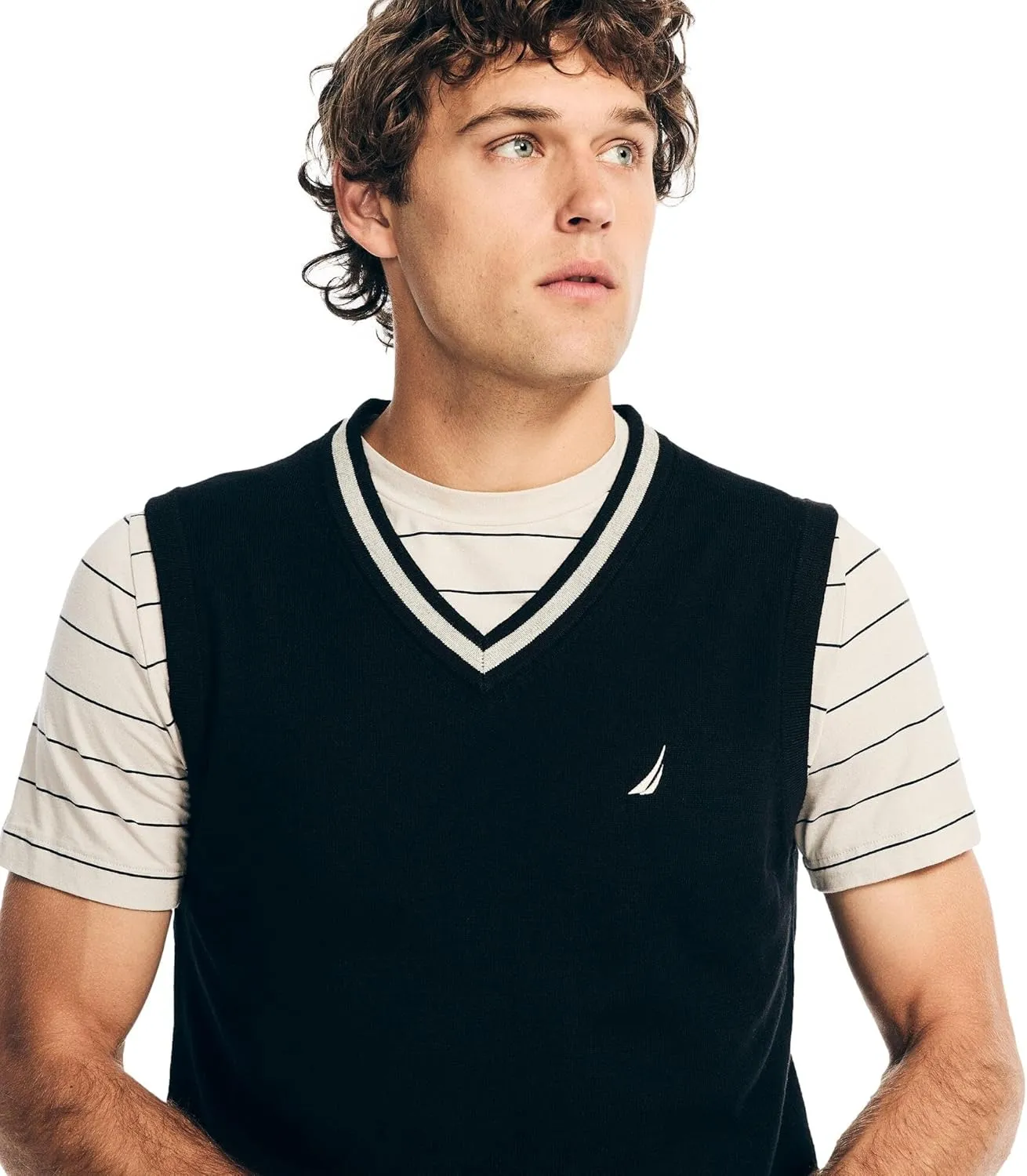 NAUTICA Men's NavTech Sweater Vest 2024 Collection