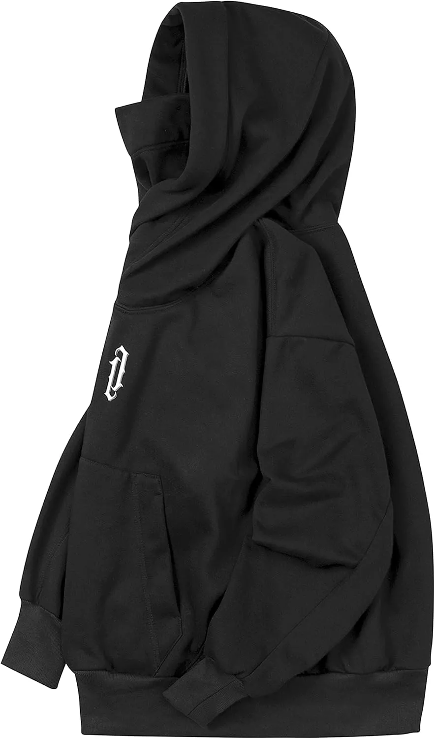 Niepce Inc Streetwear Men's Oversized Heavyweight Hoodie with Neck Gaiter