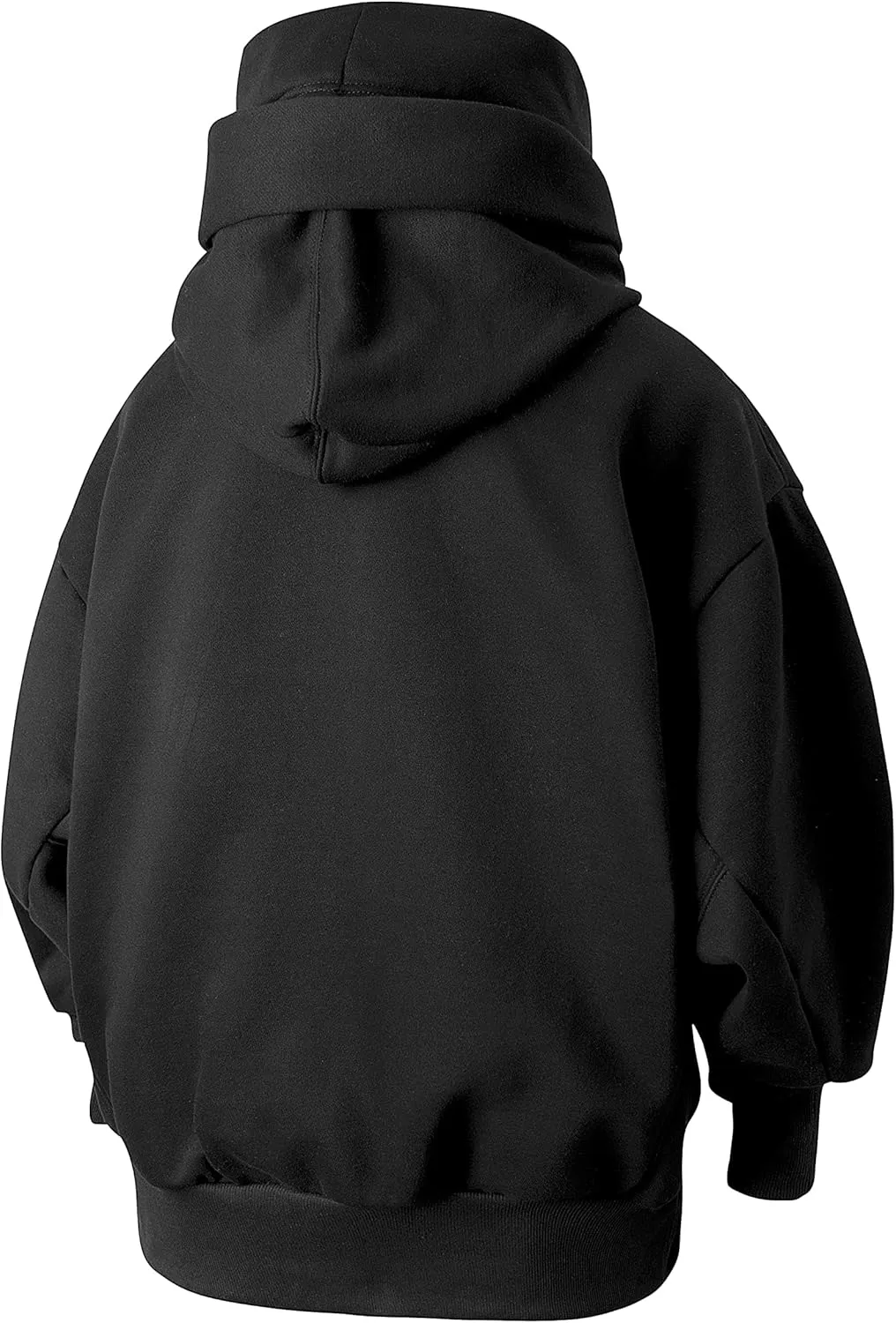 Niepce Inc Streetwear Men's Oversized Heavyweight Hoodie with Neck Gaiter