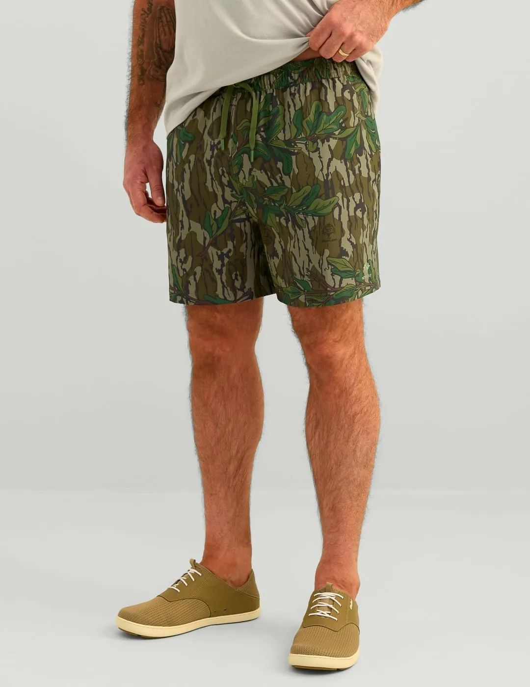 Nomad Men's Hobcaw, Performance Camo Hunting Shorts
