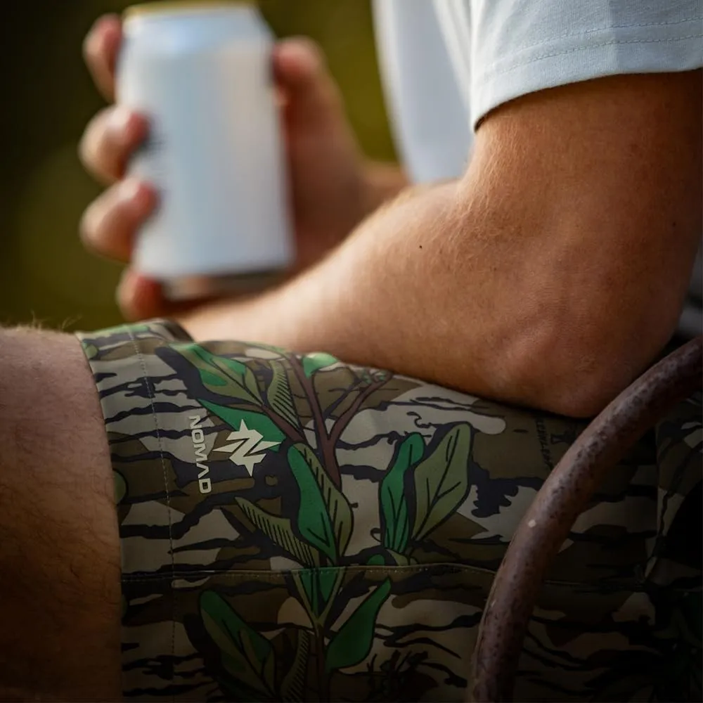 Nomad Men's Hobcaw, Performance Camo Hunting Shorts