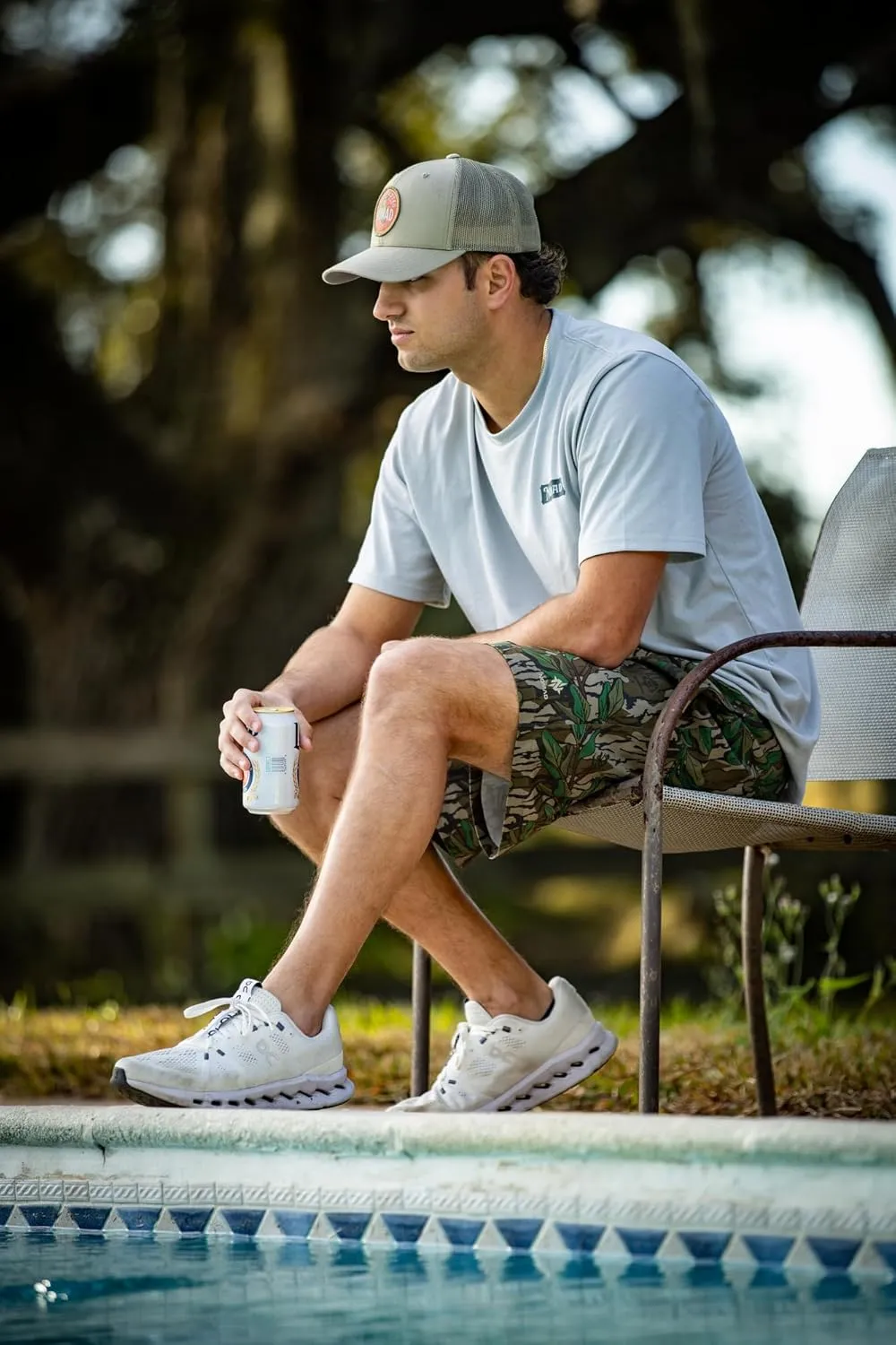 Nomad Men's Hobcaw, Performance Camo Hunting Shorts