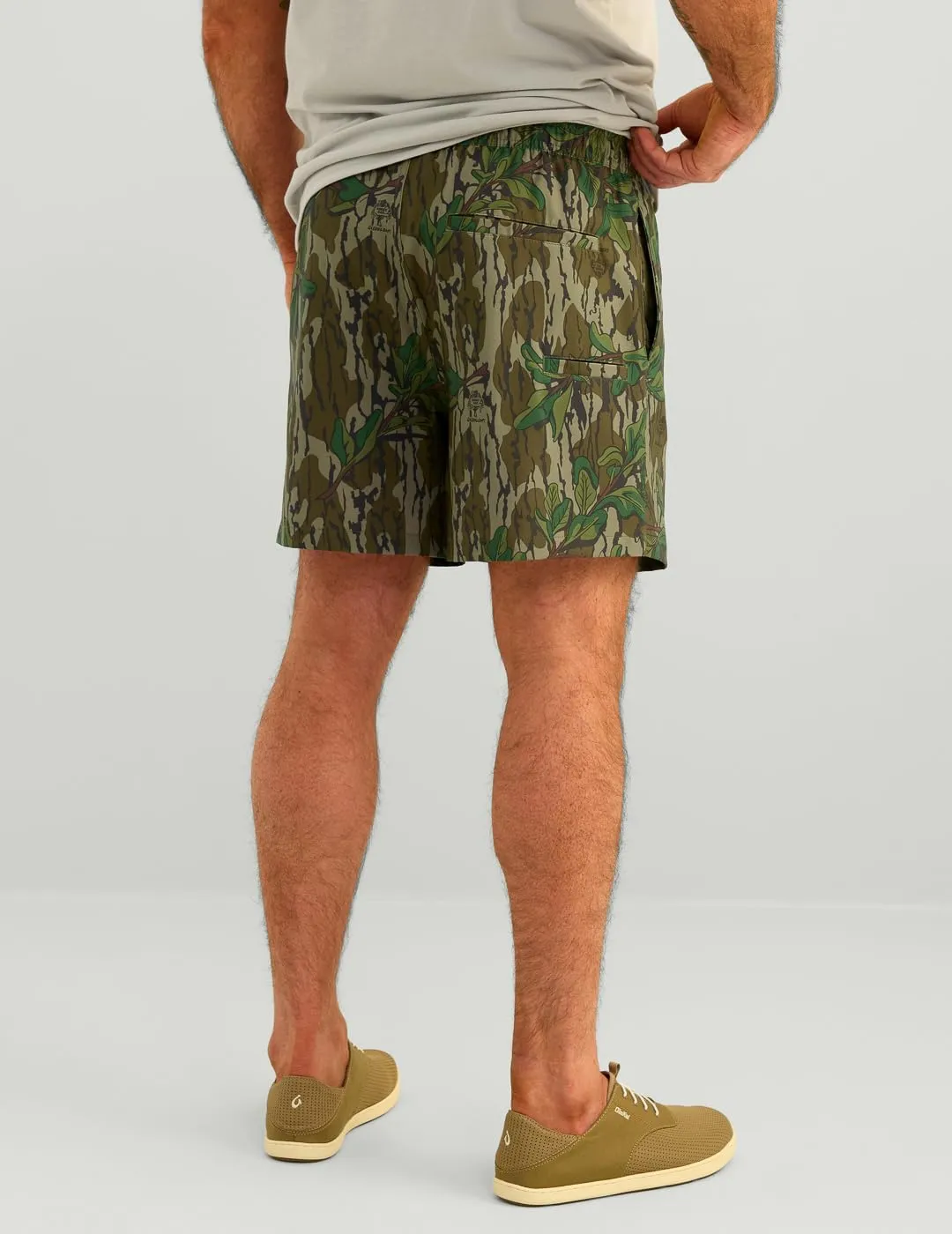 Nomad Men's Hobcaw, Performance Camo Hunting Shorts