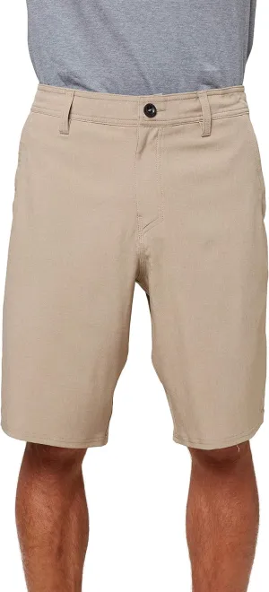 O'NEILL Men's 21 Inch Loaded Heather Hybrid Shorts - Water Resistant Mens Shorts with Quick Dry Stretch Fabric and Pockets