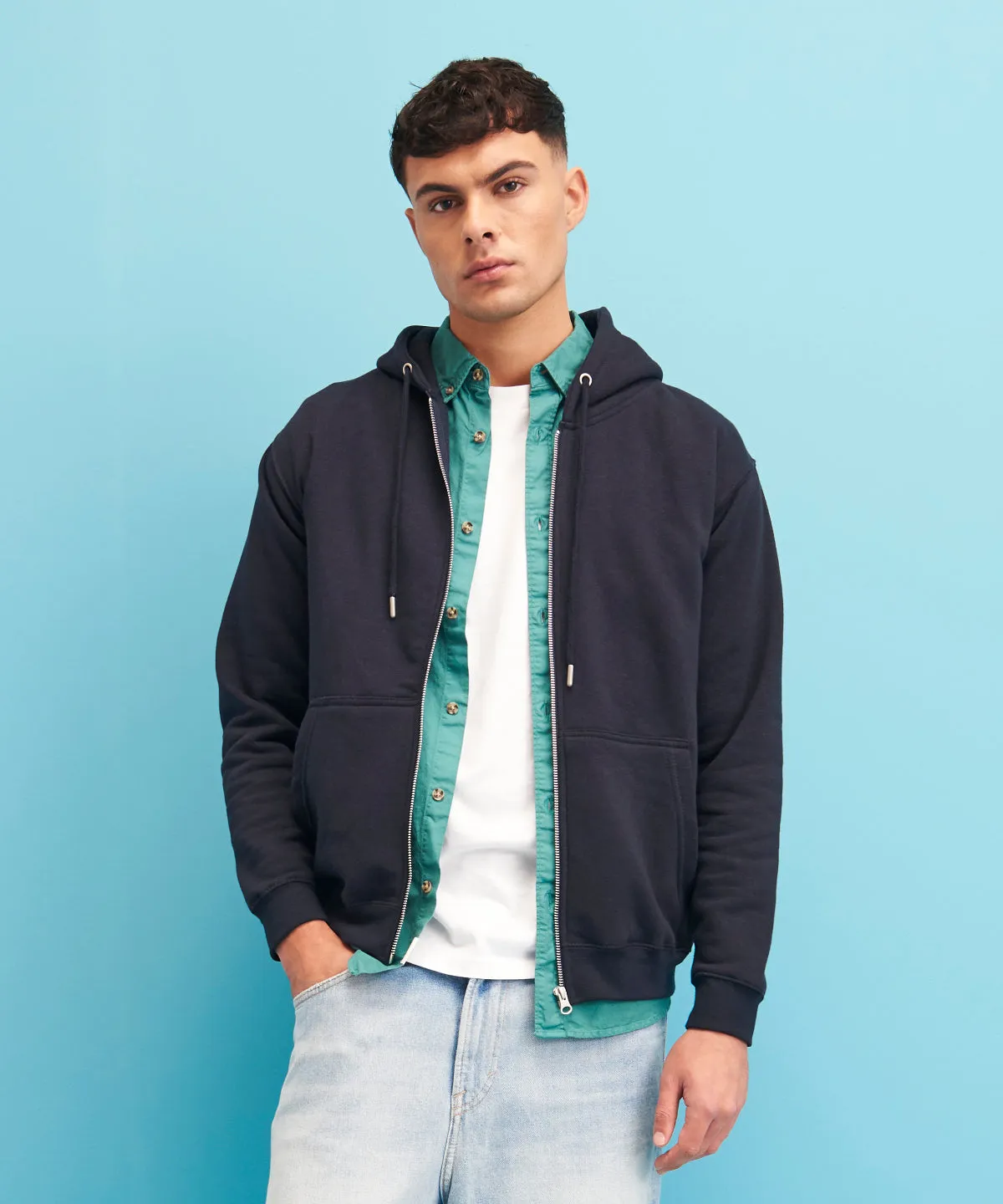 Organic zoodie | New French Navy