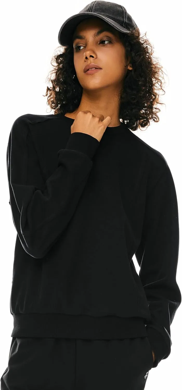 Orolay Women's Casual Crewneck Sweatshirts Long Sleeve Pullover Tops Fashion Oversized Fall Clothes