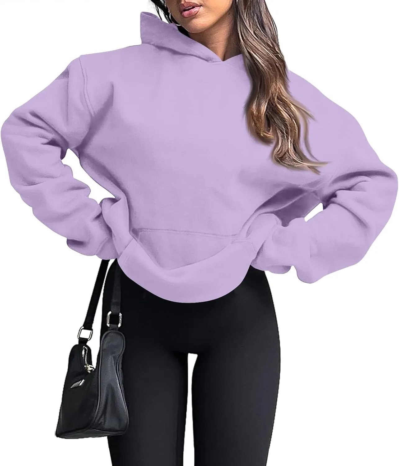 Oversized Hoodies for Women Comfy Fleece Hooded Sweatshirt Long Sleeve Sweater Pullover Hoodie with Pocket Fall Outfits