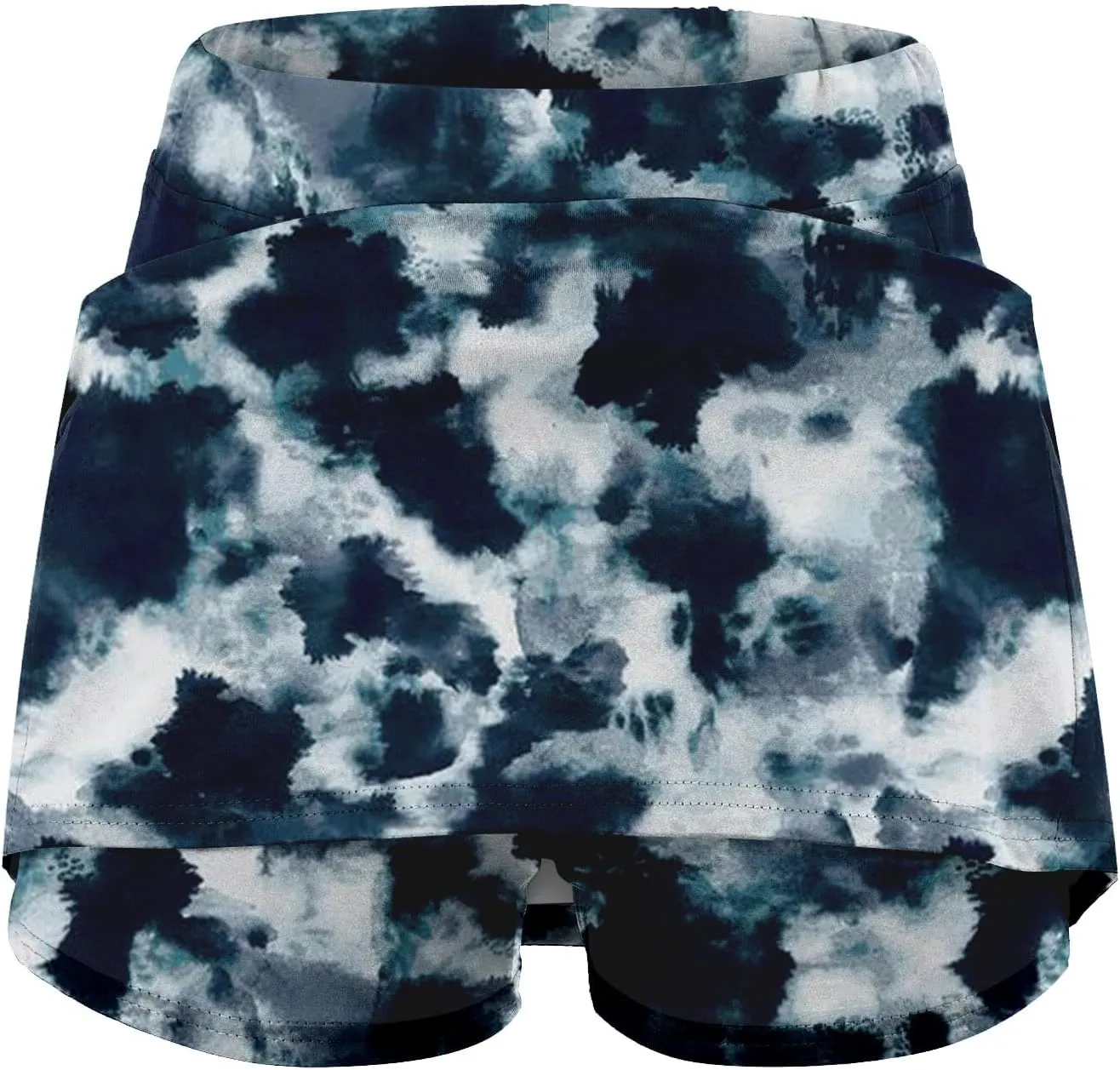 Plus Size Skorts for Curvy Women Summer Tummy Control Athletic Short High Waist Loose Casual Outfits with Pockets