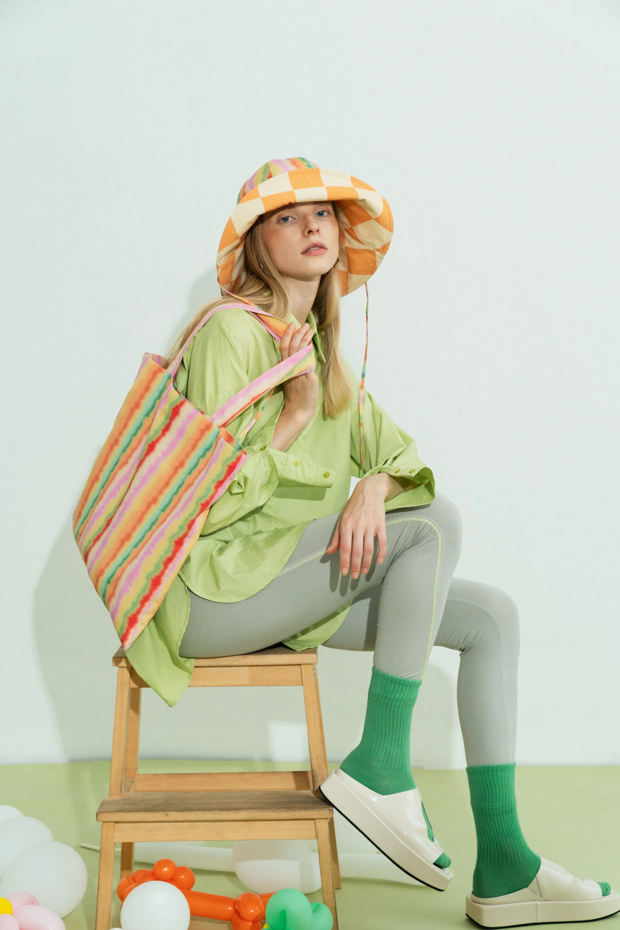 "Day Dream" Reversible Sun Hat - Rainbow