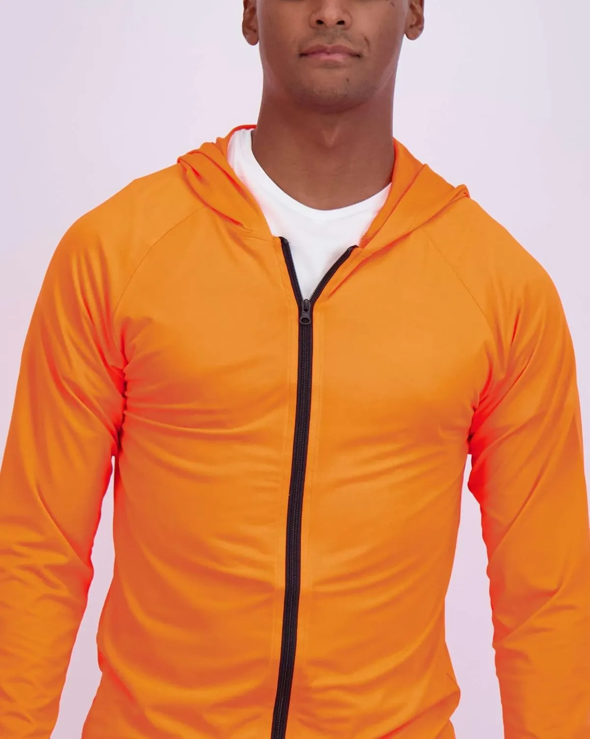 Real Essentials 3 Pack: Mens Dry-Fit Long Sleeve Full Zip Hoodie & Jacket- Athletic Running Jacket (Available in Big & Tall)
