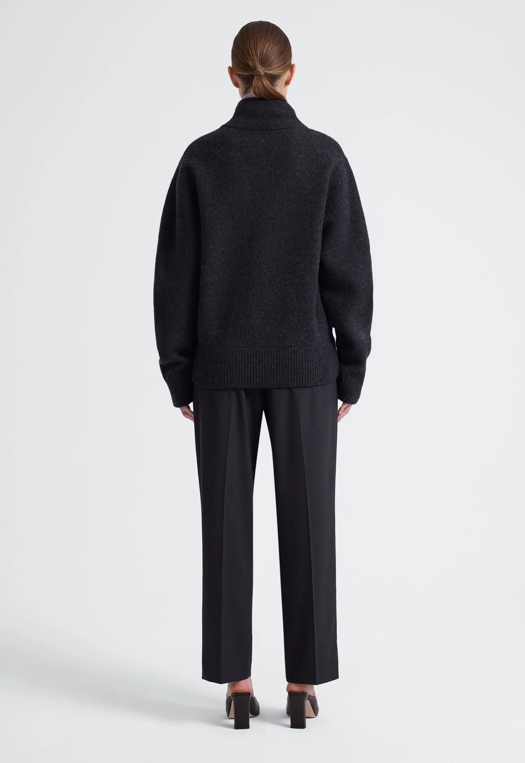 Reuben Wool Jacket - Char Marle
