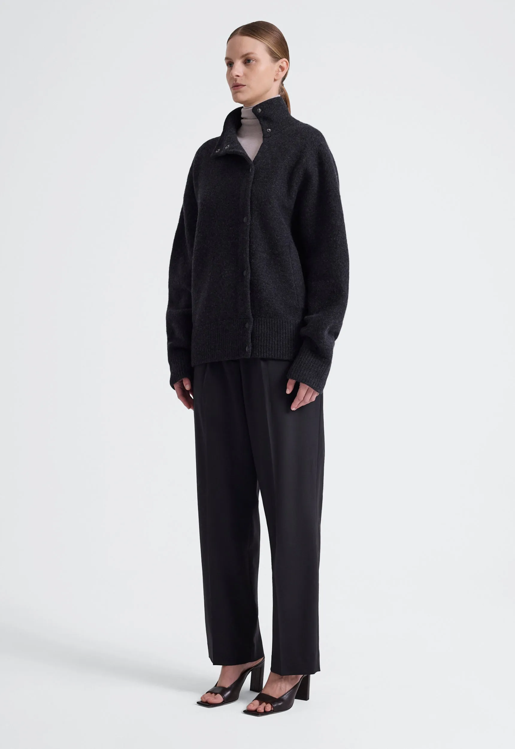 Reuben Wool Jacket - Char Marle