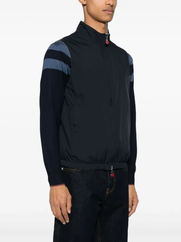reversible zipped vest