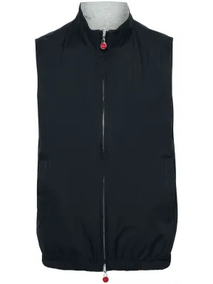 reversible zipped vest