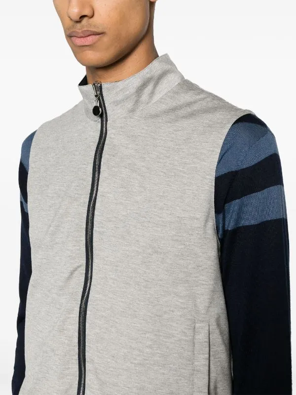 reversible zipped vest