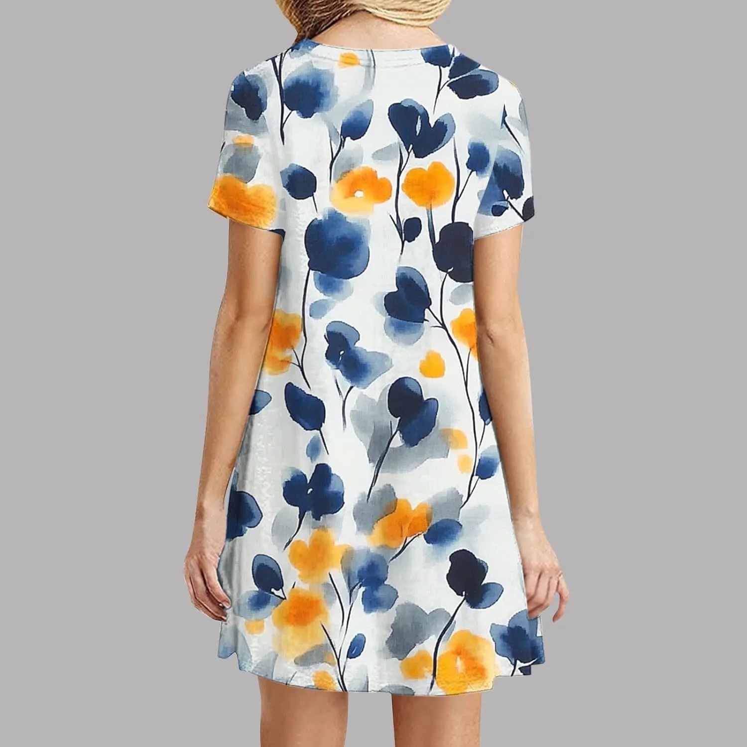 Shirt Dresses for Women A-Line Short Sleeve Polka Dots Mini Sundress 2025 Vacation Casual Beach Summer Dresses