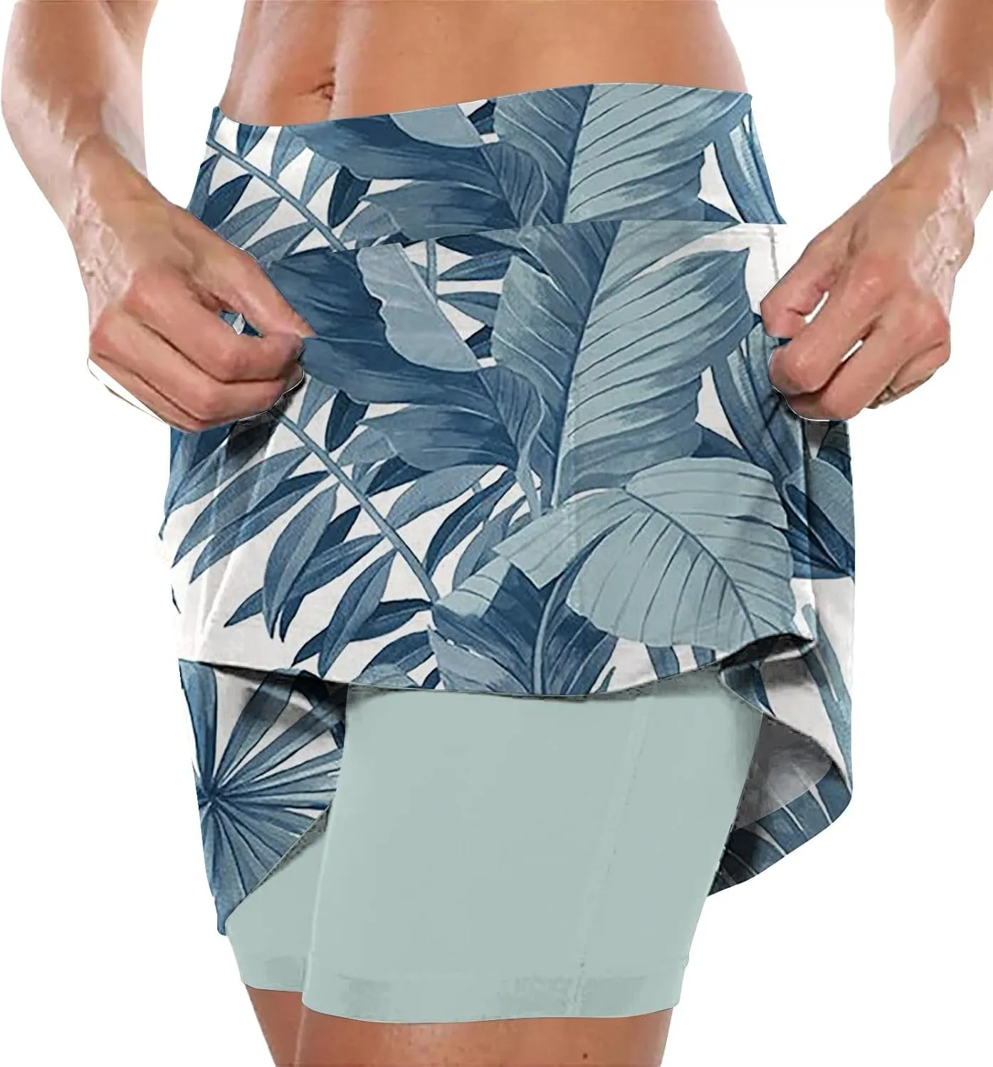Skorts for Women 2025 Summer Tummy Control High Waist Athletic Skorts Hiking Tennis Golf Fancy Loose Fit Outfits