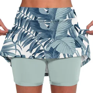 Skorts for Women 2025 Summer Tummy Control High Waist Athletic Skorts Hiking Tennis Golf Fancy Loose Fit Outfits