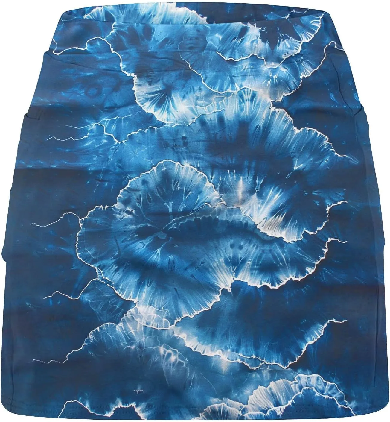 Skorts for Women Dressy Casual Tie Dye Skirts for Women High Waist Athletic Golf Tennis Skirt with Built in Shorts