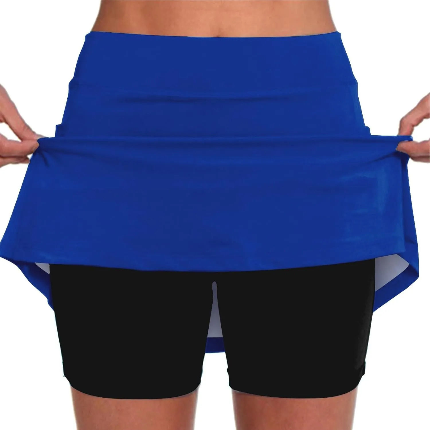 Skorts for Women with Pockets High Waist Tummy Control Womens Yoga Shorts Casual Athletic Tennis Mini Short Skirts
