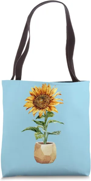 #snirt Hand Painted Sunflower Flower Cushion Sunflower Tote Bag
