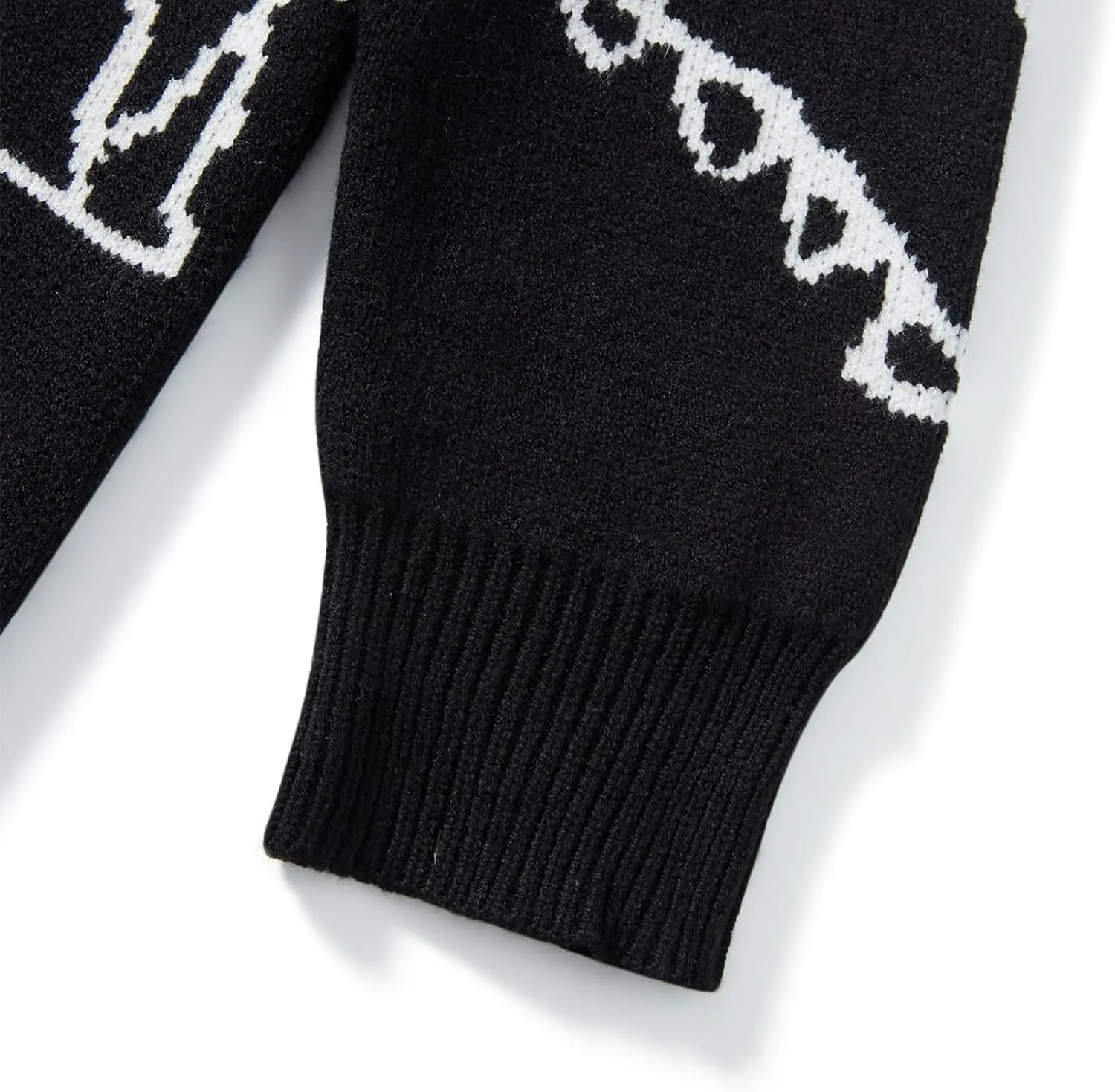 SOLILOQUY Women Cute Dinosaur Sweater Casual Crew Neck Oversized Knitted Pullover Y2K Harajuku Knitwear