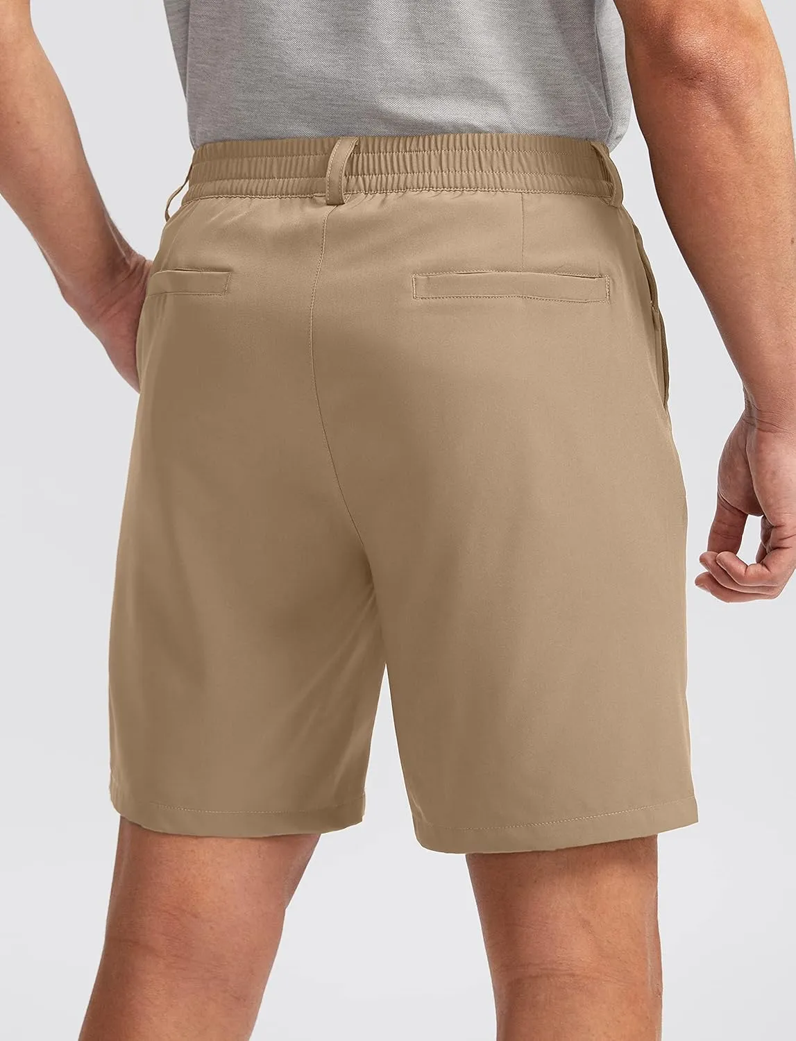 Soothfeel Men's Golf Shorts with 5 Pockets 7 Inch Stretch Lightweight Quick Dry Hiking Casual Work Dress Shorts for Men