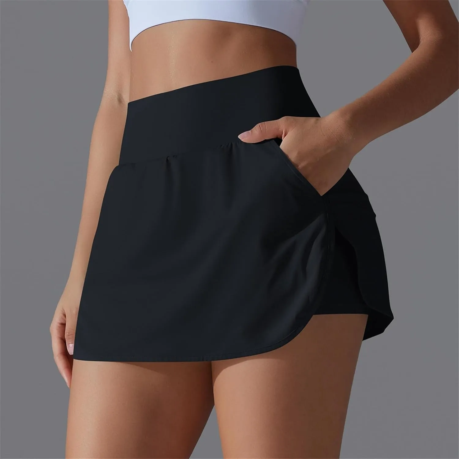 Tennis Skorts for Women with Pockets Athletic Skirt Golf Skirts for Tummy Control Lightweight Summer Skorts Skirt