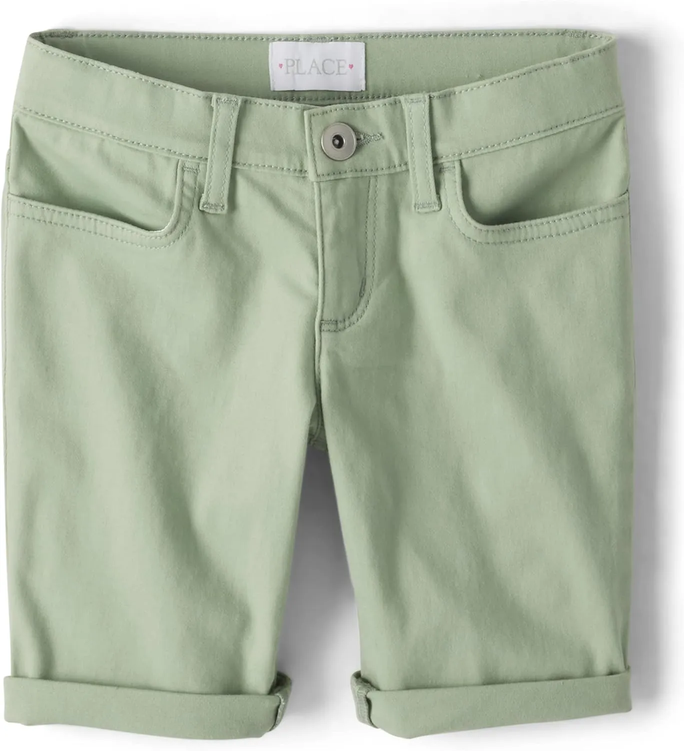 The Children's Place Girls' Solid Skimmer Shorts