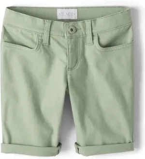 The Children's Place Girls' Solid Skimmer Shorts