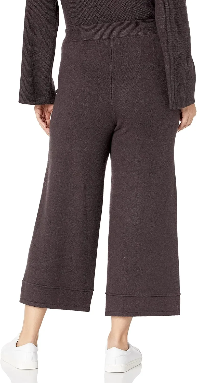 The Drop Women's Bernadette Pull-on Loose-fit Cropped Sweater Pant