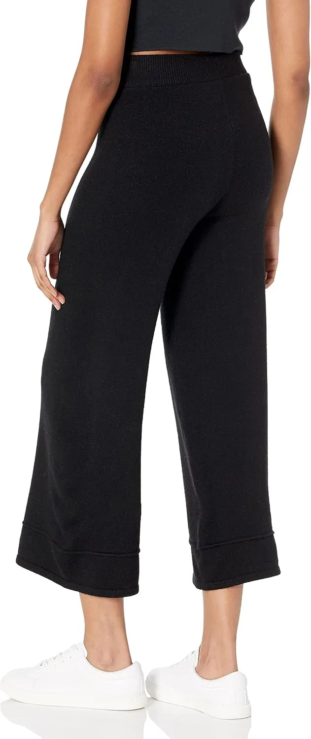 The Drop Women's Bernadette Pull-on Loose-fit Cropped Sweater Pant
