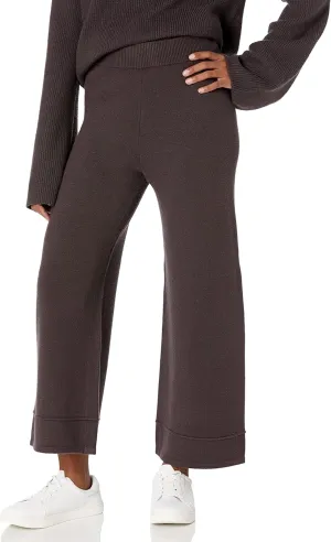The Drop Women's Bernadette Pull-on Loose-fit Cropped Sweater Pant