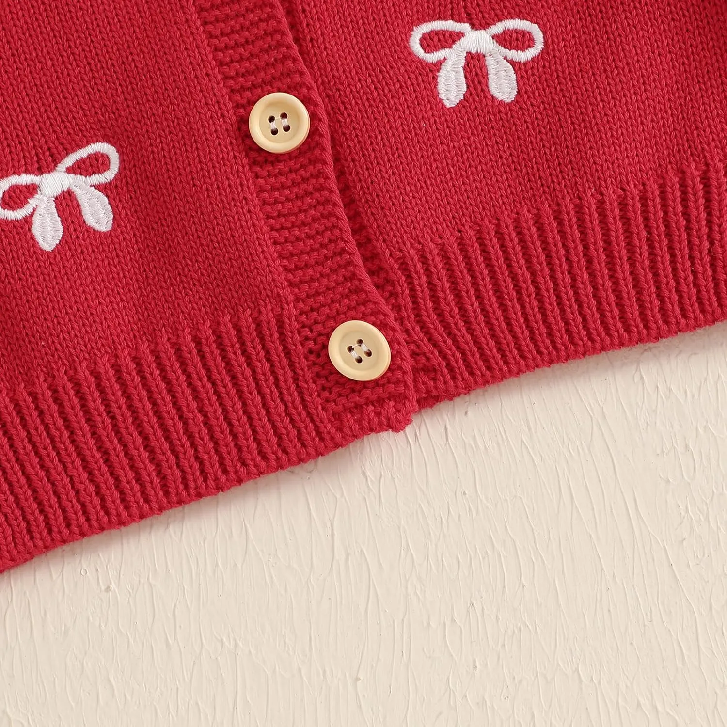 Toddler Baby Girl Cardigan Long Sleeve Floral Button Knit Sweater Coats Top Cute Fall Winter Knitwear Jacket Warm Clothes