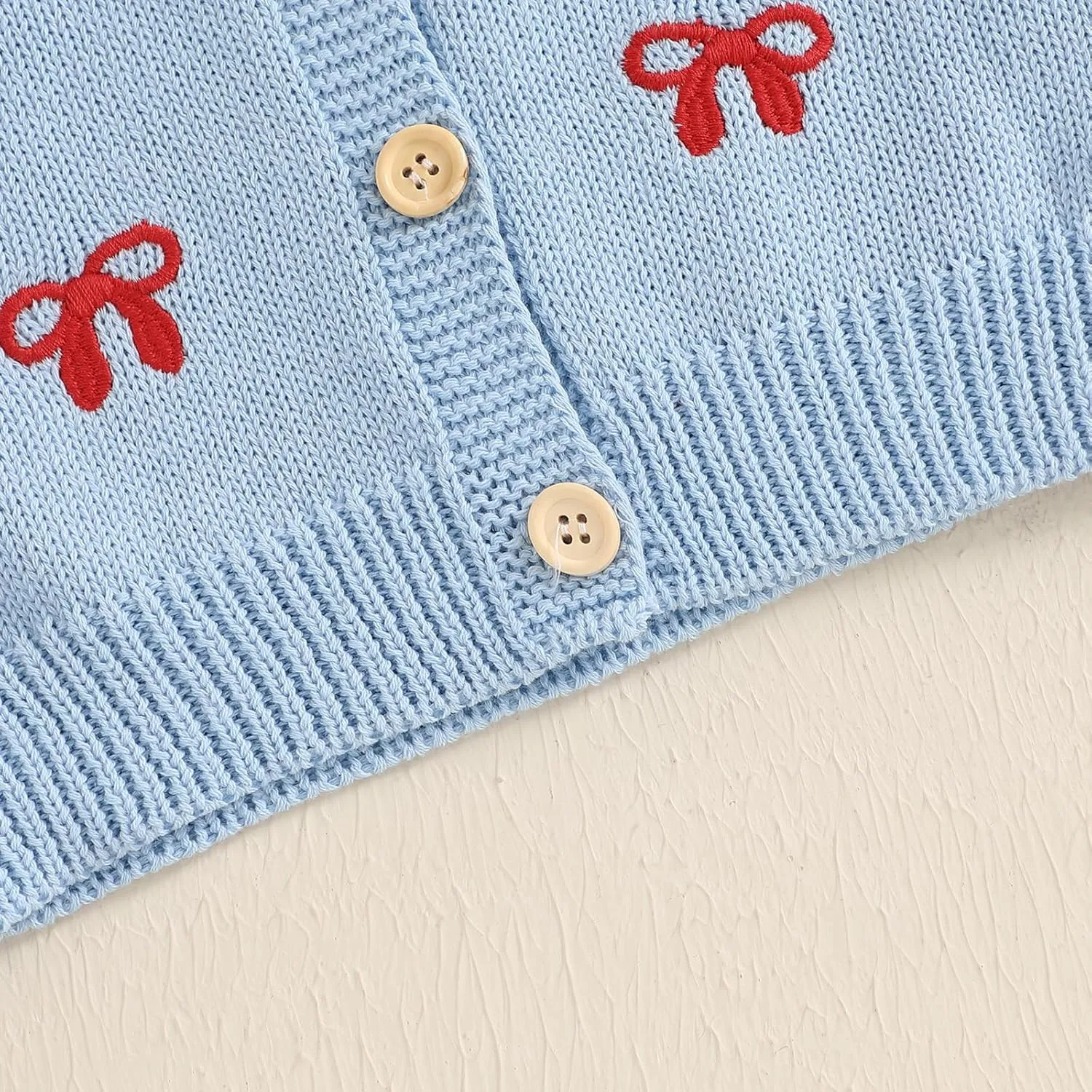 Toddler Baby Girl Cardigan Long Sleeve Floral Button Knit Sweater Coats Top Cute Fall Winter Knitwear Jacket Warm Clothes