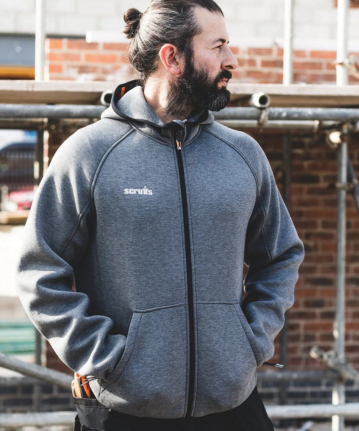 Trade air-layer hoodie | Charcoal