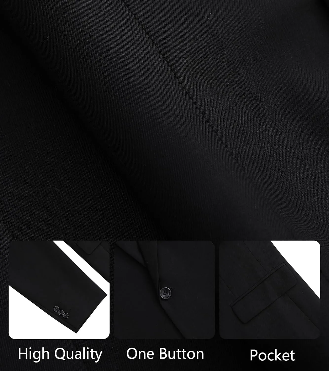 TURETRENDY Men's Casual Blazer Jacket One Button Sport Coat Lightweight Slim Fit Suit