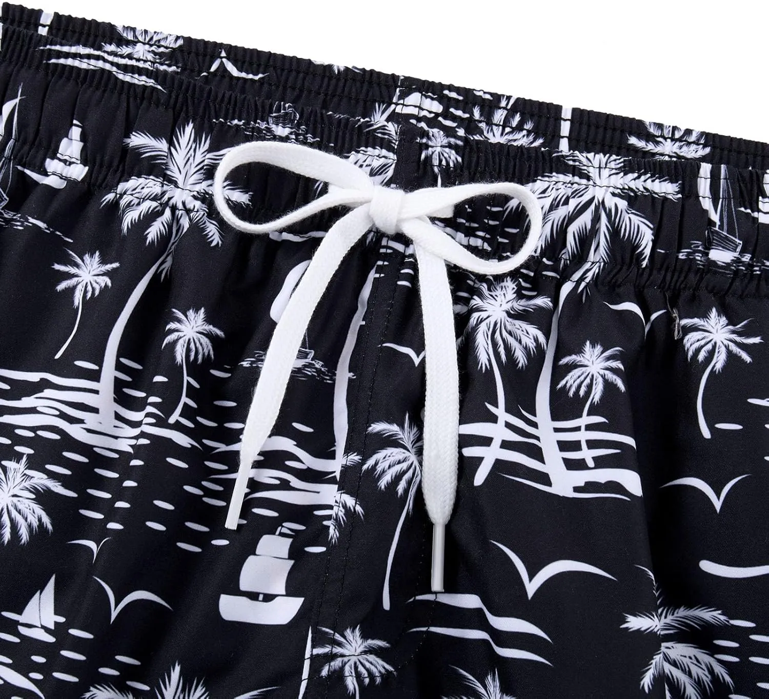 uideazone Mens Swim Trunks with Compression Liner Swimming Shorts 7 Inch Inseam Waterproof Quick Dry Beach Sport Shorts M-XXL