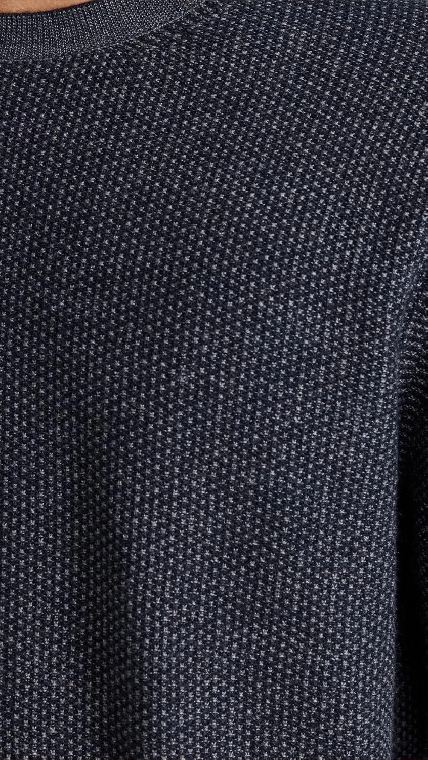 Vince Men's Geo Jacquard Crew Sweater