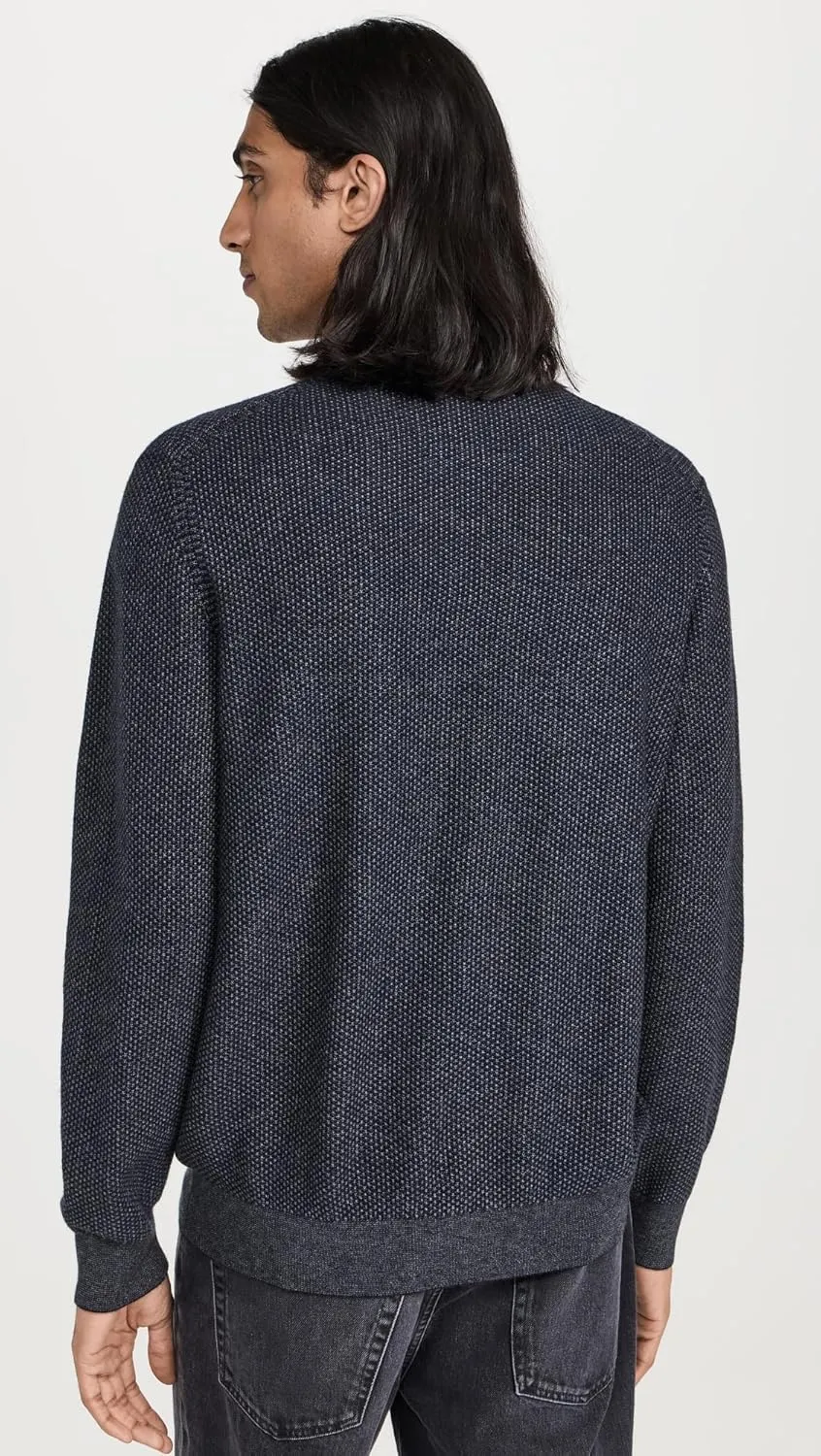 Vince Men's Geo Jacquard Crew Sweater