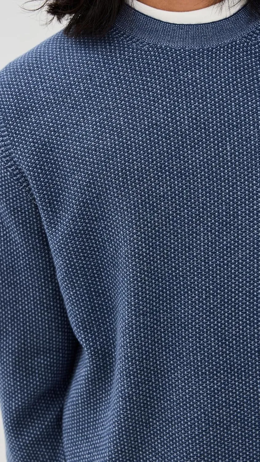Vince Men's Geo Jacquard Crew Sweater