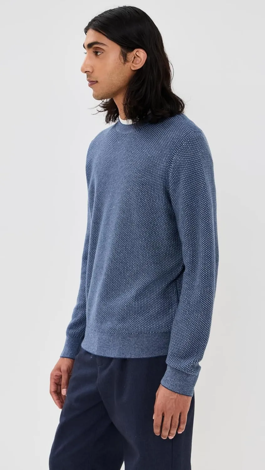 Vince Men's Geo Jacquard Crew Sweater