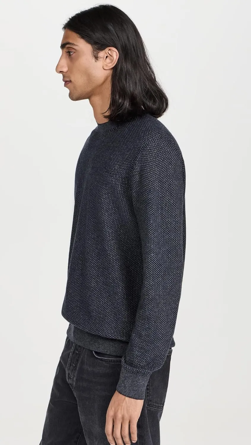 Vince Men's Geo Jacquard Crew Sweater