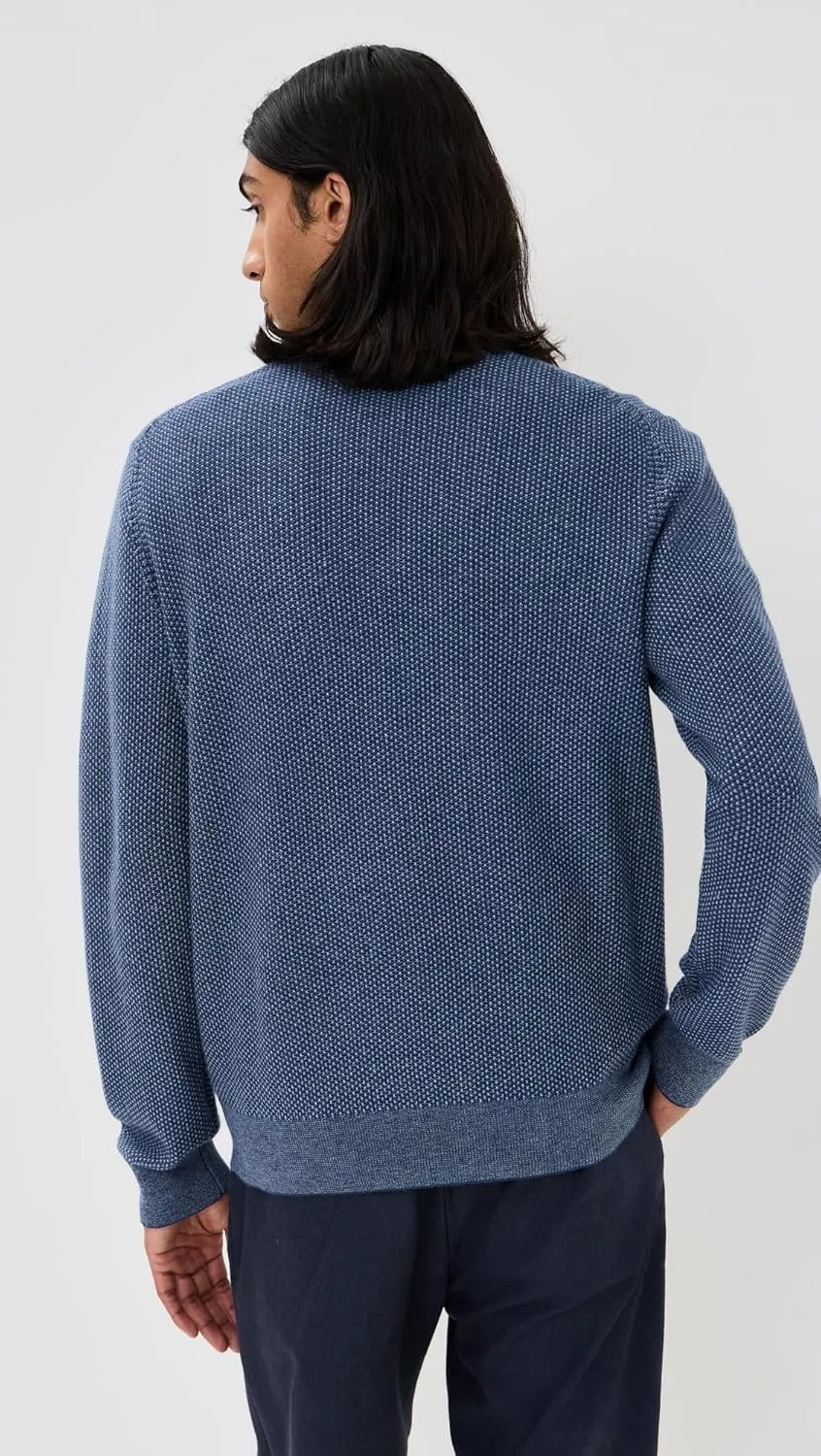 Vince Men's Geo Jacquard Crew Sweater