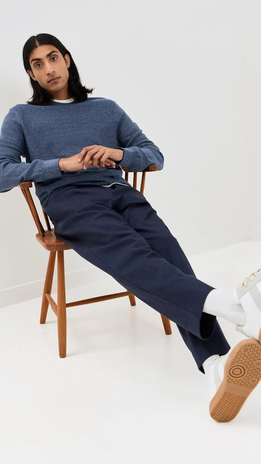 Vince Men's Geo Jacquard Crew Sweater