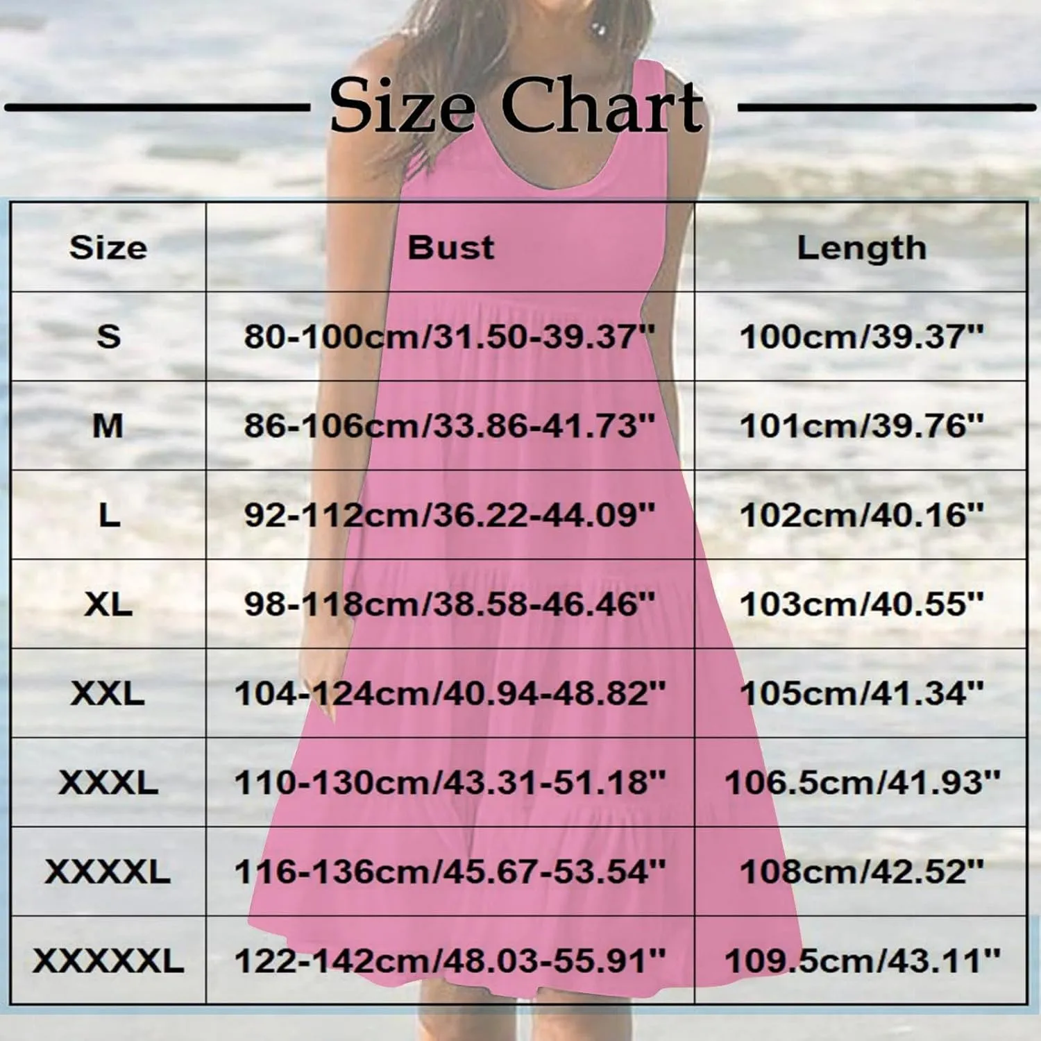 Women Summer Dresses Plus Size Casual Sleeveless Boho Midi Dress Crewneck Ruffle Tiered Swing Beach Vacation Dress