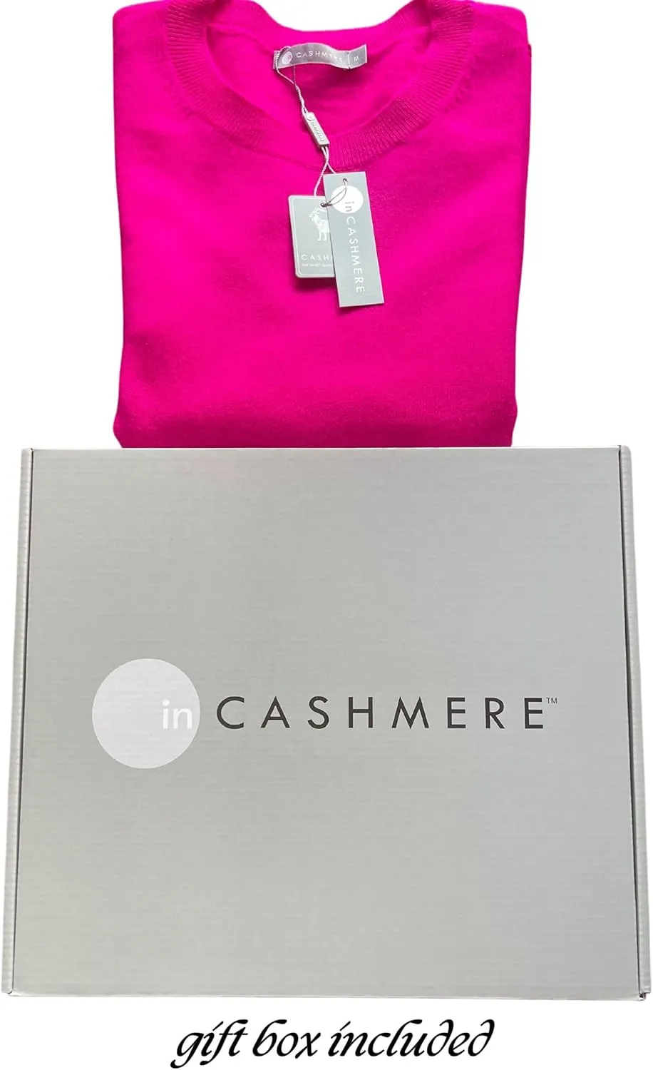 Women's 100% Cashmere Long Sleeve Crew Neck Sweater. Comfort, Luxury, and Soft Silky Texture - Essential Classic Pullover