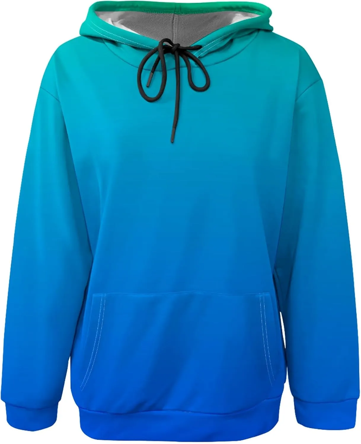Womens Hoodies Long Sleeve Winter Sweatshirts with Pockets Loose Pullover Teen Girls Tops Outfits Fashion Y2k Clothes