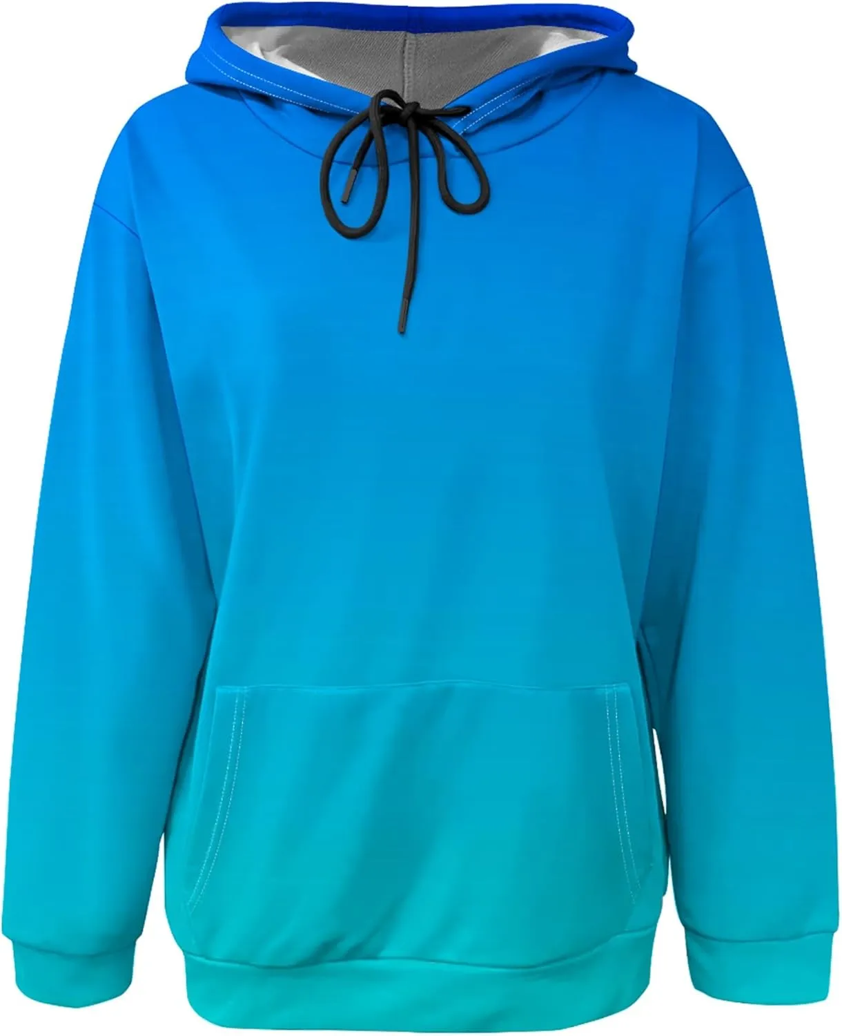 Womens Hoodies Long Sleeve Winter Sweatshirts with Pockets Loose Pullover Teen Girls Tops Outfits Fashion Y2k Clothes